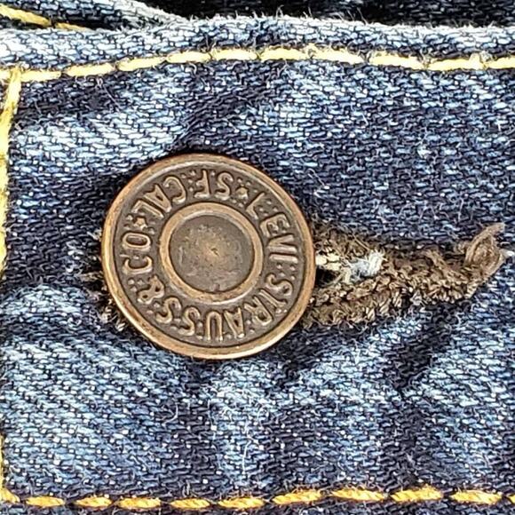 Levi’s Jean Shorts 569 Size 36 Men’s Denim Medium Wash 5-Pocket Jorts Denim - Picture 6 of 10